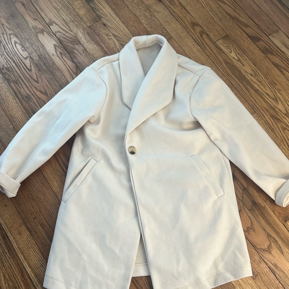 Cream coat
